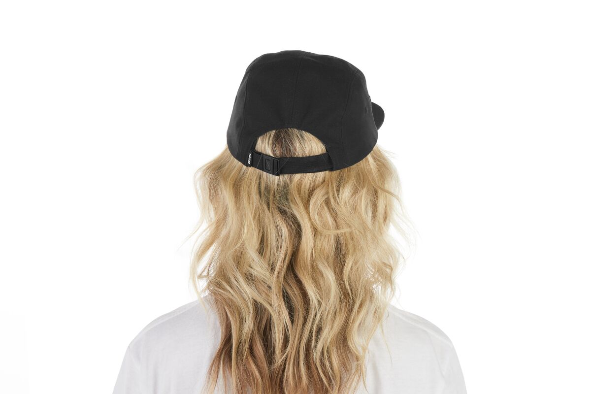 recycled-poly-flat-brim-5-panel-hat-u7 WebPDP-HAT003002_Recycled_Poly_Flat_Brim_5Panel_Hat_Black_Studio_Harper_Studios_0723_Back__HAT003002OS.jpg